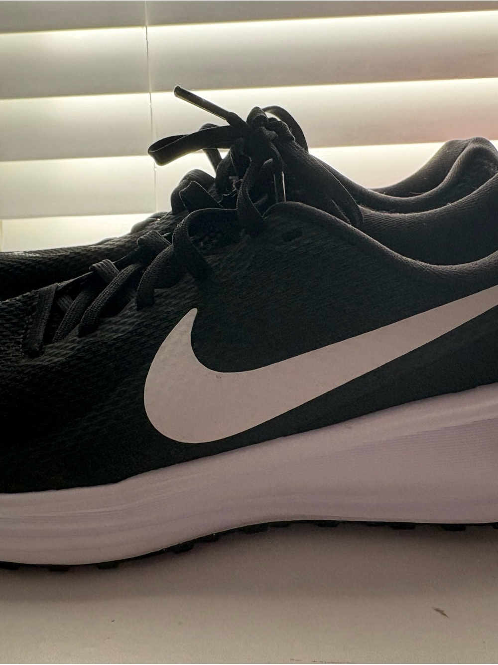 Nike Black & White Comfort Running Shoes - women’s size 8